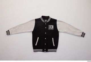 Duncan Clothes  345 black white varsity jacket casual clothing…